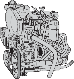 Атмосферный дизельный двигатель 1,9 л AGP